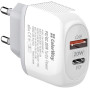 Сетевое зарядное устройство ColorWay (Type-C PD + USB QC3.0) White (CW-CHS024QPD-WT)