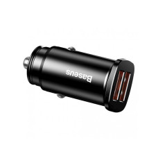 Автомобильное зарядное устройство Baseus Square Metal (2USB, 5A) 30W Black (CCALL-DS01)