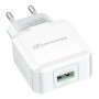 Сетевое зарядное устройство Grand-X (1xUSB 2.1A) White (CH03LTW) + кабель Lightning