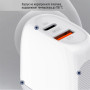Сетевое зарядное устройство ColorWay (Type-C PD + USB QC3.0) White (CW-CHS024QPD-WT)