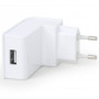 Зарядний пристрій EnerGenie USB 2.1A white (EG-UC2A-02-W)