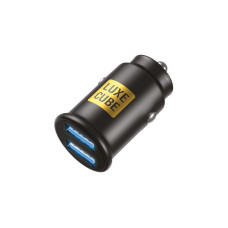 Автомобильное зарядное устройство Luxe Cube 2USB 12W Black (8886899698465)