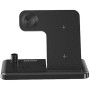 Бездротовий зарядний пристрій Essager Jiecheng 4 in 1 15W Black (EWXZM-JC01-Z)