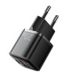 Мережевий зарядний пристрій Essager Camber 20W USB A + Type C Black (ECTAC-HMB01-P)