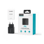 Мережевий зарядний пристрій Choetech (USB-C+USB-A) Black (PD6052-EU-BK)