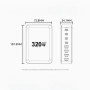 Мережевий зарядний пристрій Essager Engine 320W 4xUSB-C+4xUSB-A Black (EZC320W-QJB0G-Z)
