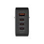 Мережевий зарядний пристрій ColorWay Power Delivery GaN (USB-A + 3USB TYPE-C) (100W) Black (CW-CHS047PD-BK)