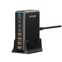 Мережевий зарядний пристрій Essager Engine 320W 4xUSB-C+4xUSB-A Black (EZC320W-QJB0G-Z)