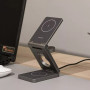 Бездротовий зарядний пристрій Proove Titan Volt 3in1 Gray (WSTV15000003)