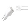 Мережевий зарядний пристрій XO L73 (1USBх2.4A) White (L73-TC-WH) + кабель USB Type-C