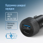 Автомобільний зарядний пристрій ColorWay 2USB (Type-C PD35W + USB QC3.0) 35W Black (CW-CHA064PD-BK)