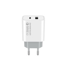 Сетевое зарядное устройство ColorWay (1USB Type-C PDx3A;1USBx4A) White (CW-CHS025QPD-WT)