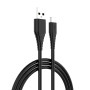 Сетевое зарядное устройство ColorWay (1USBx3A) QC3.0 Black (CW-CHS013QCC-BK) + кабель USB Type-C