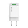 Мережевий зарядний пристрій ColorWay GaN Mini 20W PD Port PPS USB (Type-C PD + USB QC4.0) White (CW-CHS062PD-WT)