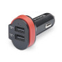 Автомобильное зарядное устройство REAL-EL CA-35 (3USBx3.4A) Black/Orange + кабель microUSB