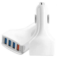 Автомобильное зарядное устройство XoKo CQC-400 (4USB, 7А) White (CQC-400-WH)
