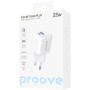 Мережевий зарядний пристрій Proove Pocket GaN Plus 25W White (WCPG25111202)