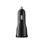 Автомобільний зарядний пристрій Canyon (1USB, 2.4A) Black (CNE-CCA033B) + кабель Lightning