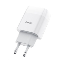 Зарядное устройство Hoco C72A Glorious (1USB, 2.1А) White (6931474712899)