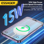 Бездротовий зарядний пристрій Essager Wind 2in1 Wireless Charger 15W White (EWXCX-CF02-Z)