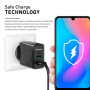 Зарядное устройство Luxe Cube 2USB 2.4А Smart Black (8889998898996)