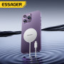 Бездротовий зарядний пристрій Essager Wind 2in1 Wireless Charger 15W White (EWXCX-CF02-Z)