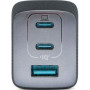 Мережевий зарядний пристрій Anker PowerPort 737 GaNPrime 120W 2xUSB Type-C, USB Type-A Black (A2148313)