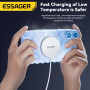 Бездротовий зарядний пристрій Essager Wind 2in1 Wireless Charger 15W White (EWXCX-CF02-Z)