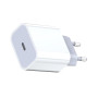 Сетевое зарядное устройство Grand-X (1xUSB-C 20W) QC4.0, PD 3.0, FCP, AFC White (CH-770)