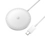Бездротовий зарядний пристрій Essager Wind 2in1 Wireless Charger 15W White (EWXCX-CF02-Z)