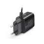Сетевое зарядное устройство REAL-EL CH-217 (2USB, 2.1A) Black + кабель Lightning