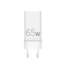Мережевий зарядний пристрій Sigma mobile X-power 65W GaN, PD, QC (2xUSB-C + 1xUSB-A) White (PS65-01)