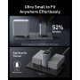 Мережевий зарядний пристрій Anker PowerPort GaNPrime 100W 2xUSB Type-C, USB Type-A Silver (A2688341)