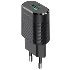 Сетевое зарядное устройство Grand-X CH-17 (1xUSB 2.1А) Black с защитой от перегрузки