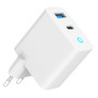 Мережевий зарядний пристрій Gembird (1USBх3A + 1USB-Cх3A) White (TA-UC-PDQC30L-W-01)