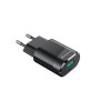 Сетевое зарядное устройство Grand-X CH-17 (1xUSB 2.1А) Black с защитой от перегрузки
