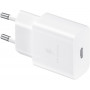 Мережевий зарядний пристрій Samsung 15W (1USBx3A) White (EP-T1510XWEGRU) + кабель Type-C