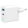 Мережевий зарядний пристрій Gembird (1USBх3A + 1USB-Cх3A) White (TA-UC-PDQC30L-W-01)