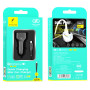 Автомобільний зарядний пристрій SkyDolphin SZ19V PD 20W + QC3.0 20W Black (AZP-000105) + кабель microUSB