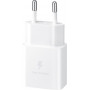 Мережевий зарядний пристрій Samsung 15W (1USBx3A) White (EP-T1510XWEGRU) + кабель Type-C