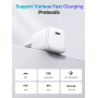 Зарядний пристрій Ugreen X512 1xUSB 20W (USB-C) White (55554)