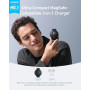 Бездротовий зарядний пристрій Anker MagGo Wireless Charging Pad 15W 3-in-1 Foldable Black (B25M8H11)