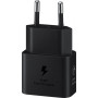 Мережевий зарядний пристрій Samsung EP-T2510XBEGEU Black, 25W + кабель USB Type-C