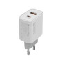 Мережевий зарядний пристрій ColorWay Power Delivery Port PPS (Type-C PD + USB QC3.0) (30W) White (CW-CHS037PD-WT)
