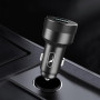 Автомобильное зарядное устройство SkyDolphin SZ05 Aluminium Double QC3.0 (2USB, 3.1A) Black (AZP-000084)