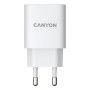 Мережевий зарядний пристрій Canyon H-20-04 (2USB, 3A) PD, QC3.0 White (CNE-CHA20W04)