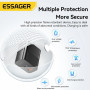 Мережевий зарядний пристрій Essager Pinchen 33W USB A + TYPE C Black (ECTAC-PCB01-P)