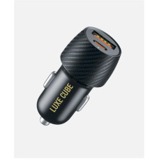 Автомобильное зарядное устройство Luxe Cube 36W (2USBх3A) Black (4446689880957)