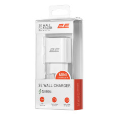 Мережевий зарядний пристрій 2E (1USB 3A) 25W White (2E-WC1USBC25W-W)