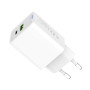 Мережевий зарядний пристрій ColorWay GaN Mini 45W PD Port PPS USB (Type-C PD + USB QC4.0) White (CW-CHS060PD-WT)